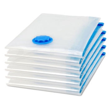 6 Medium Vacuum Storage Bags (90x50cm)  Space-Saving Solution for Clothes, Bedding, Duvets, and Travel